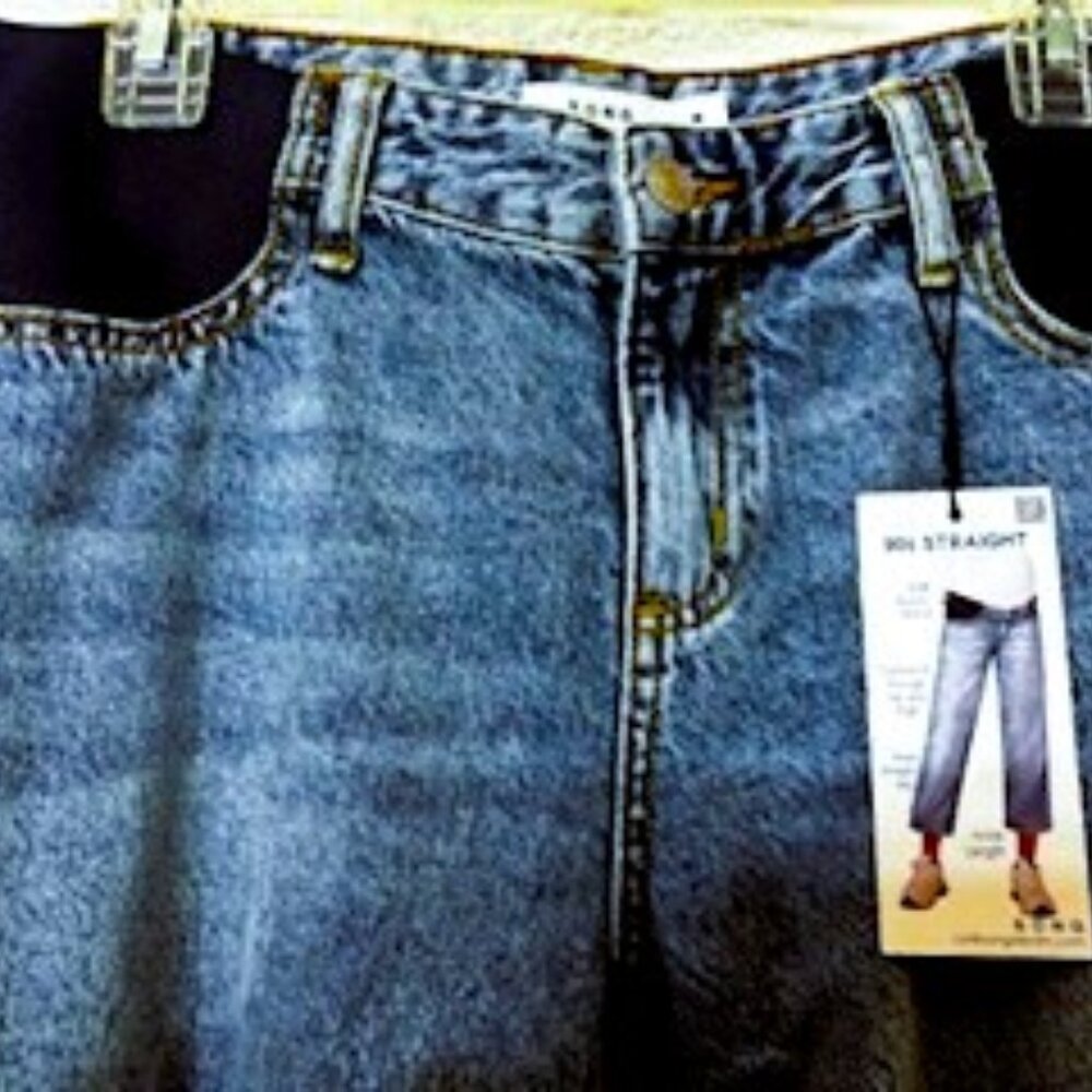 S.O.N.G. maternity "90's straight" ankle length jeans NWT Size M